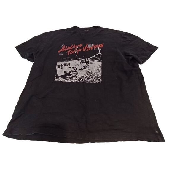 AG Los Angeles Wesley Crew Black Size Large - Picture 1 of 5